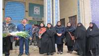 تجدید میثاق پرسنل مرکز آموزشی درمانی پژوهشی  امیرالمومنین (ع)با آرمان های شهدا 