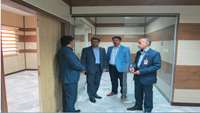 بازدید دکتر رشیدی پور از واحد پژوهشی مرکز 