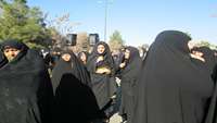 حضور بسیجیان مرکز آموزشی پژوهشی درمانی امیرالمومنین (ع) در راهپیمایی ٩ دی 