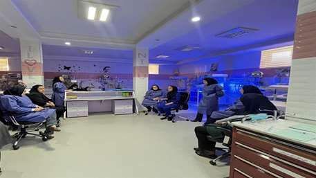  برگزاری راند آموزشی در NICU با موضوع تفسیر ABG نوزادان بستری بیمارستان امیرالمومنین سمنان
