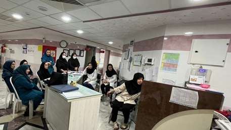  برگزاری راند آموزشی با موضوع دیستوشی زایمان در بلوک زایمان بیمارستان امیرالمومنین سمنان